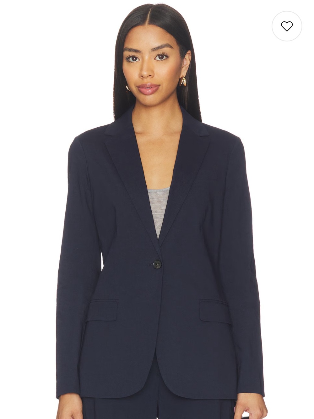 Theory $485 Staple Blazer in Midnight Navy